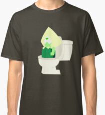 Peridot in the Toilet - Steven Universe ( Catch and Release ) Classic T-Shirt