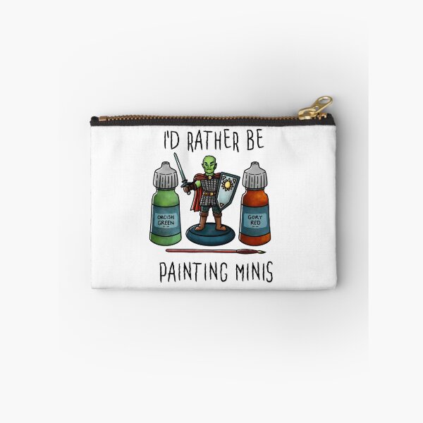Item preview, I'd rather be painting minis - On White designed and sold by Elvish-Emporium.
