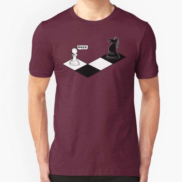 Knight Takes Pawn Slim Fit T-Shirt