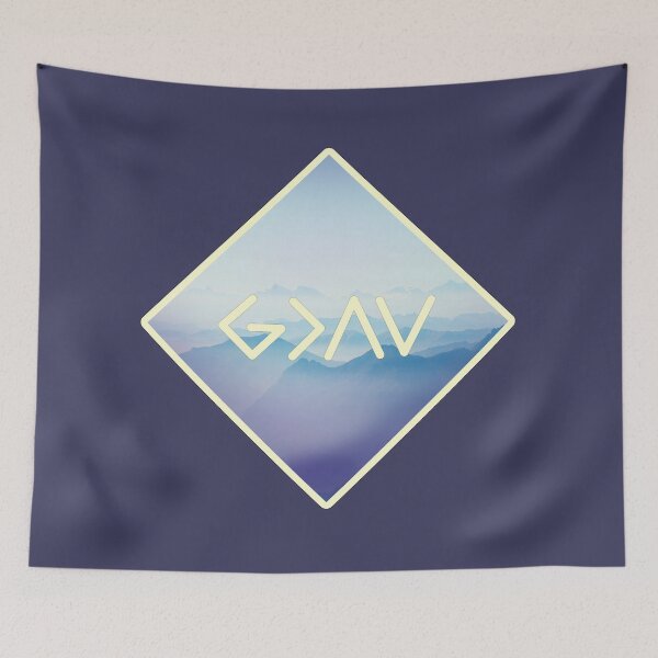 Item preview, Christian quote God is greater than your highs and lows designed and sold by pureheartvision.