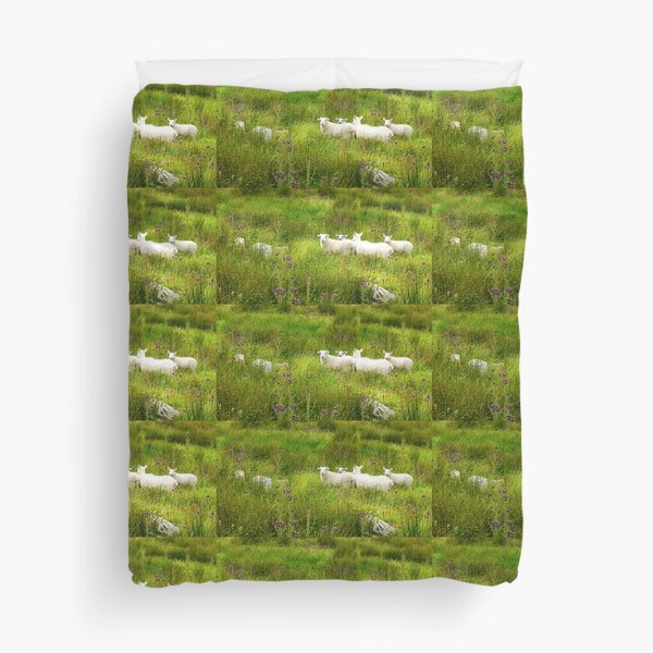 Hiding in the Grass Duvet Cover