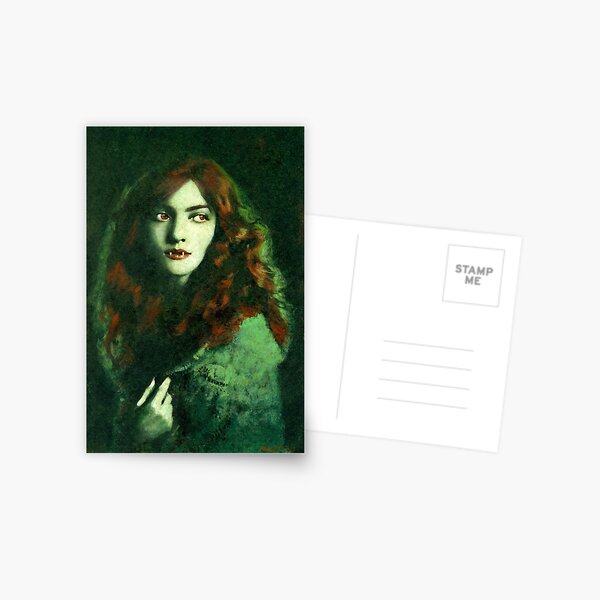 Item preview, Vintage Gothic Femme Fatale Vampire  designed and sold by mictomart.