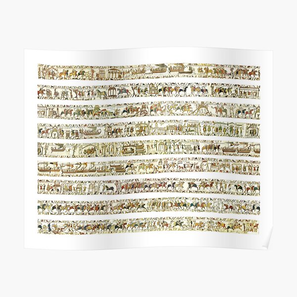 Complete Bayeux Tapestry Poster