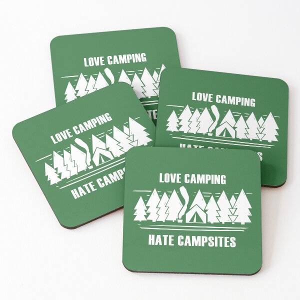 Item preview, Love Camping, Hate Campsites designed and sold by Esskay Designs.