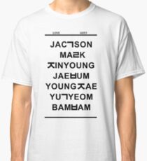 Camiseta clásica amor got7