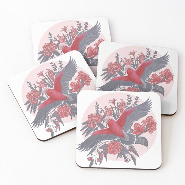 Item preview, Galah & Flowers designed and sold by Elena Strelnikova.
