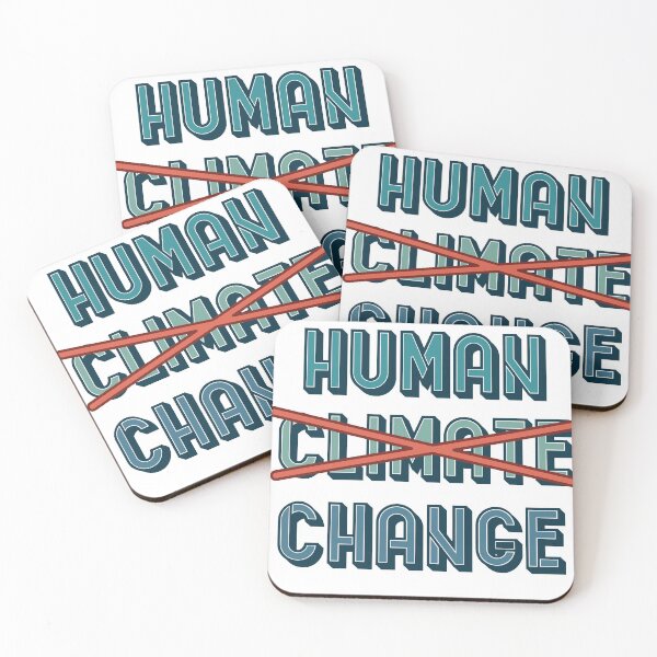Item preview, Human Change not Climate Change designed and sold by ThePlanetShop.