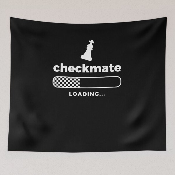 Item preview, Check Matt Loading Checkmate chess players designed and sold by jeffded.