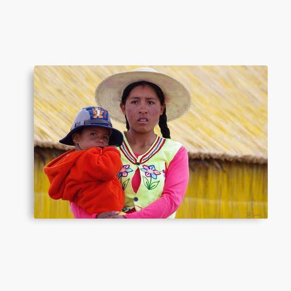 Portrait Inca Impression sur toile