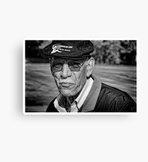Portrait of a Seasoned Golfer Canvas Print