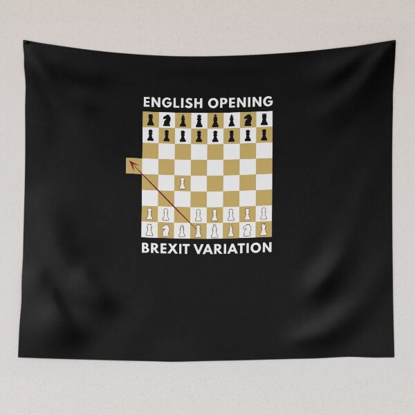 Item preview, English Opening gambit chess player chess designed and sold by jeffded.