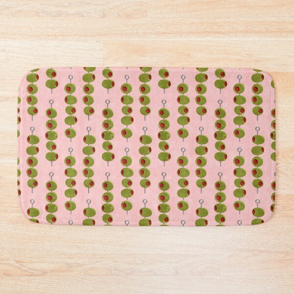 Item preview, Martini cocktail olives  - olives on a stick (pink) designed and sold by littlearrow.