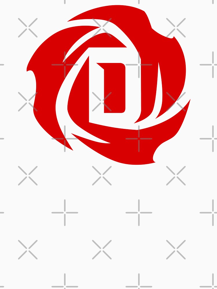 d rose symbol