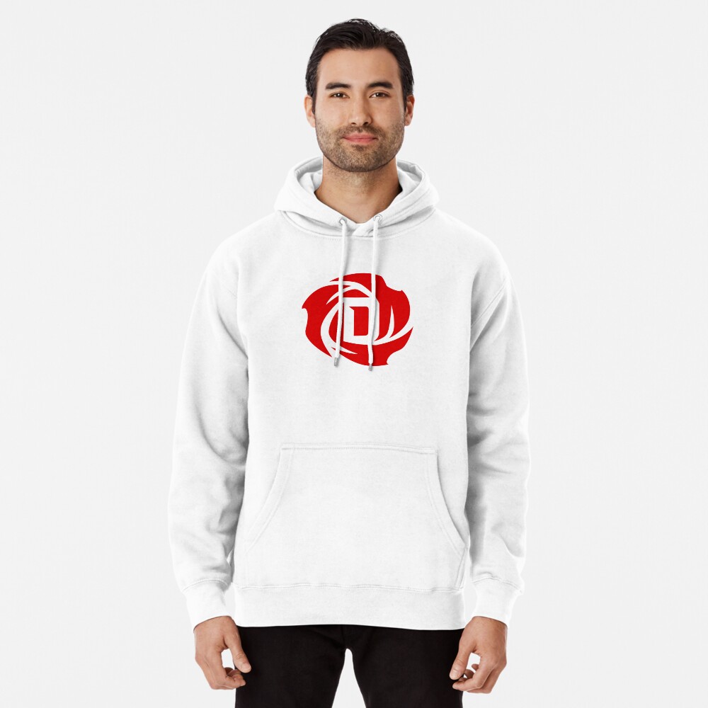 D hot sale rose hoodie