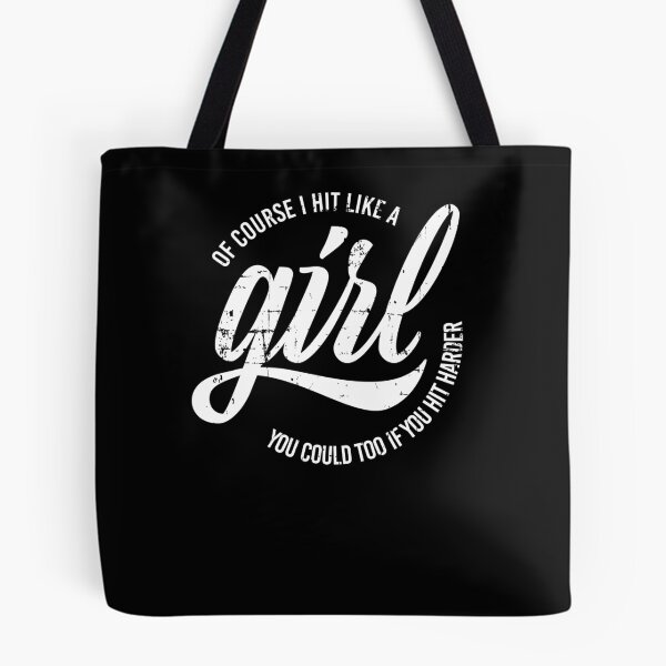 Item preview, Hit Like A Girl Boxing girls kickboxing Thai boxing designed and sold by jeffded.