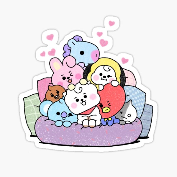 Bt21 Rj Jin Bts Merch & Gifts for Sale | Redbubble