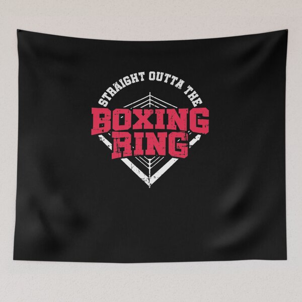 Item preview, Straight Outta Boxing Ring Kickboxing Thai boxing designed and sold by jeffded.