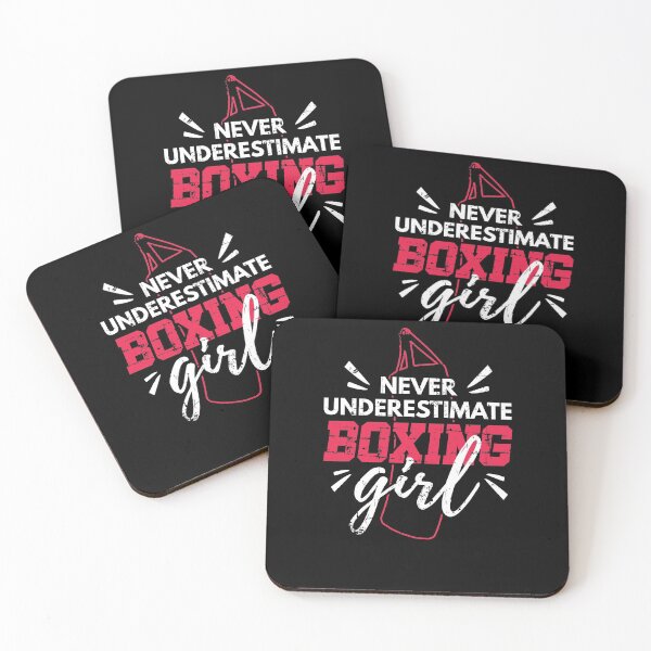 Item preview, Never Underestimate a Girl Boxing Boxer designed and sold by jeffded.