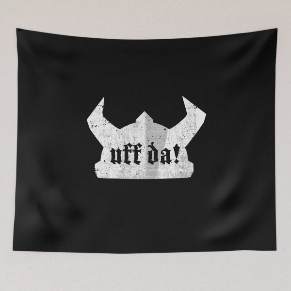 Item preview, Uff Da Viking Helmet Funny Norwegian Saying of Surprise designed and sold by alenaz.