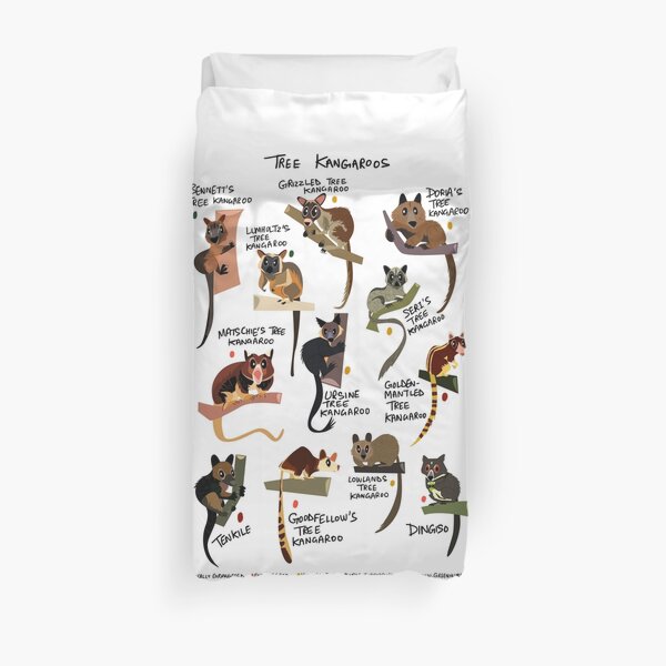 Tree Kangaroos Duvet Cover