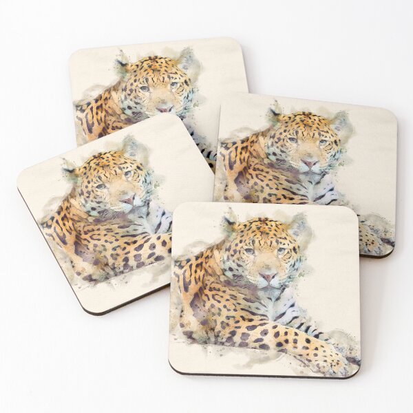 Item preview, Jaguar Watercolour designed and sold by Darren Wilkes.