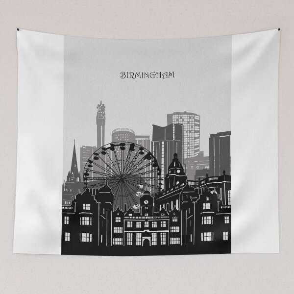 Item preview, birmingham skyline designed and sold by BekimART2.