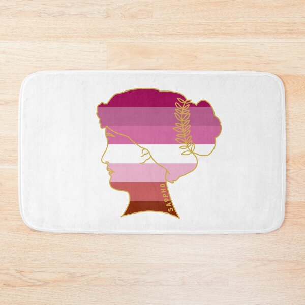 Aperçu de l'œuvre SAPPHO OF LESBOS - Célèbre LGBTQ + Figures Silhouette Lesbian Flag créée et vendue par AdelinePurdy.