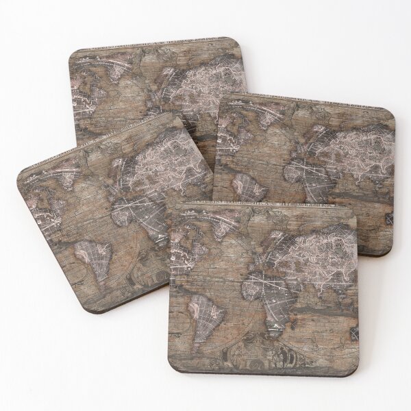 Item preview, Vintage Art World Map designed and sold by Diego Tirigall.
