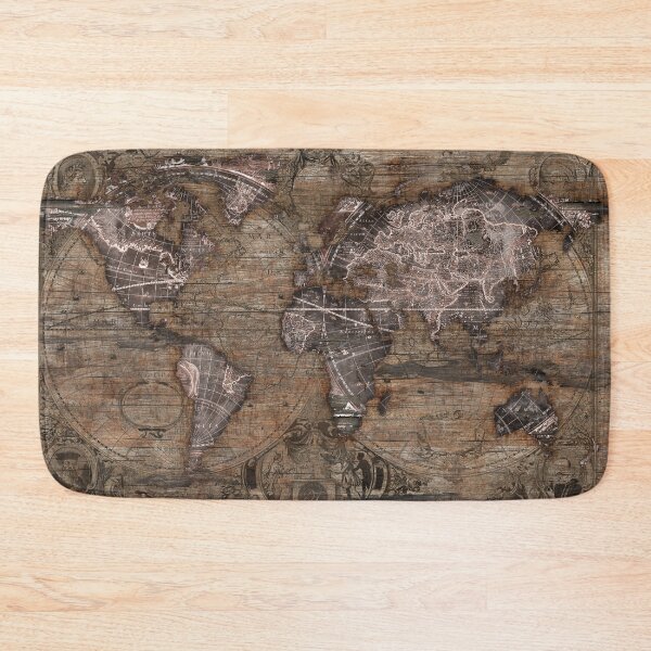 Item preview, Vintage Art World Map designed and sold by Diego Tirigall.