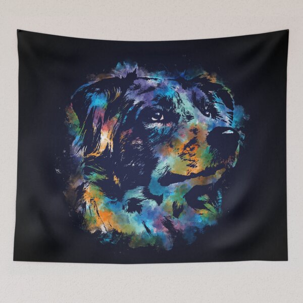 Item preview, Australian Shepherd dog - Aussie  designed and sold by k9printart.