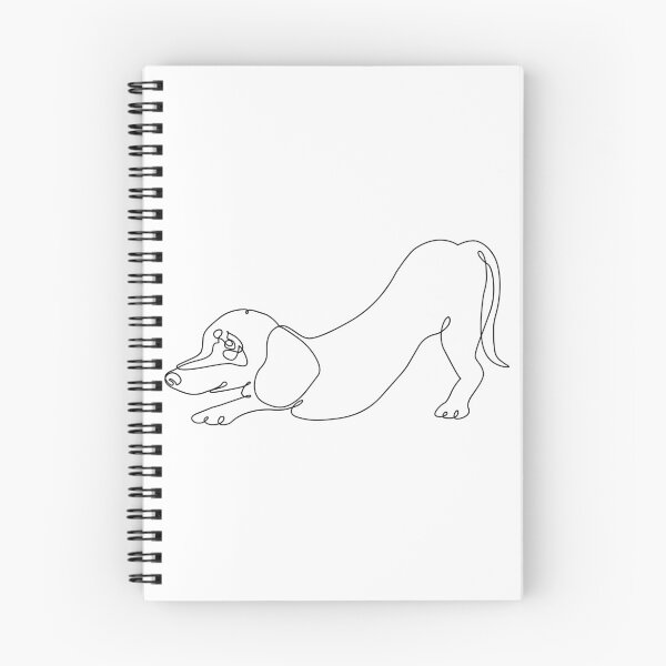 Item preview, One line Dachshund Downward Dog designed and sold by Huebucket.