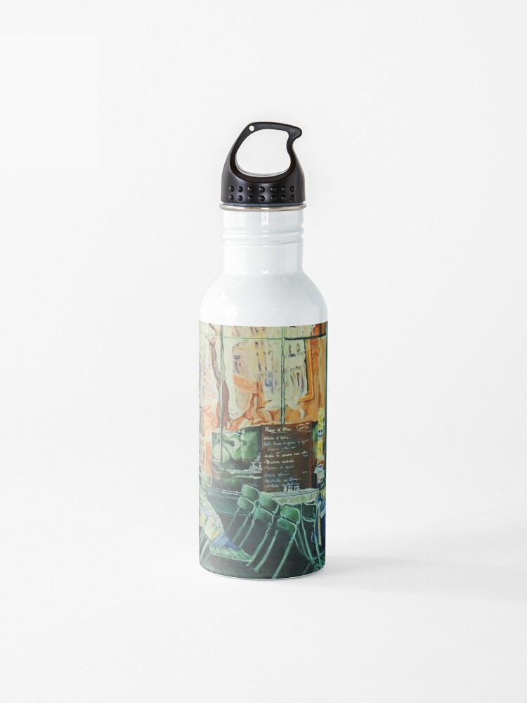 Salon De The Paris Water Bottle By Macartvert Redbubble