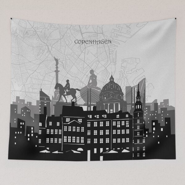 Item preview, copenhagen skyline designed and sold by BekimART2.