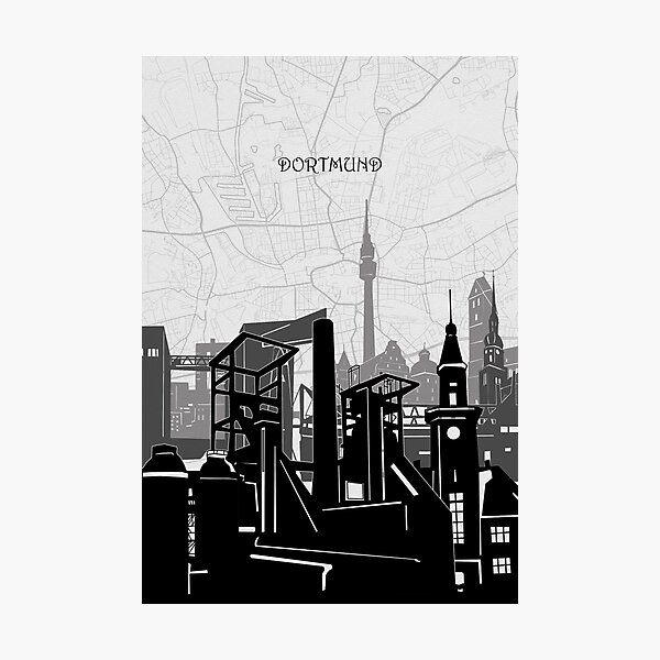 dortmund skyline Fotodruck