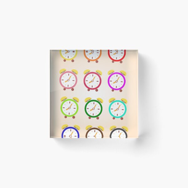 Item preview, 12 different color clock alarm designed and sold by sarapavic.