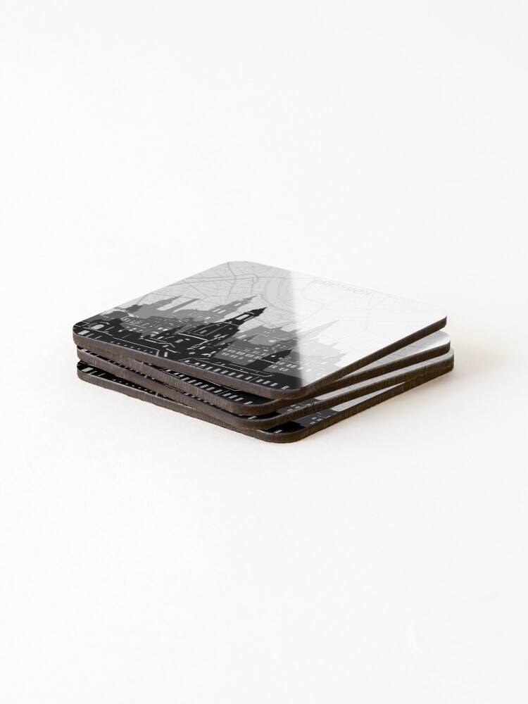 Alternate view of dresden skyline Coasters (Set of 4)