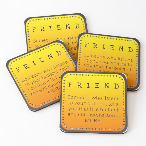 Item preview, Friend Design White designed and sold by MissDewi.
