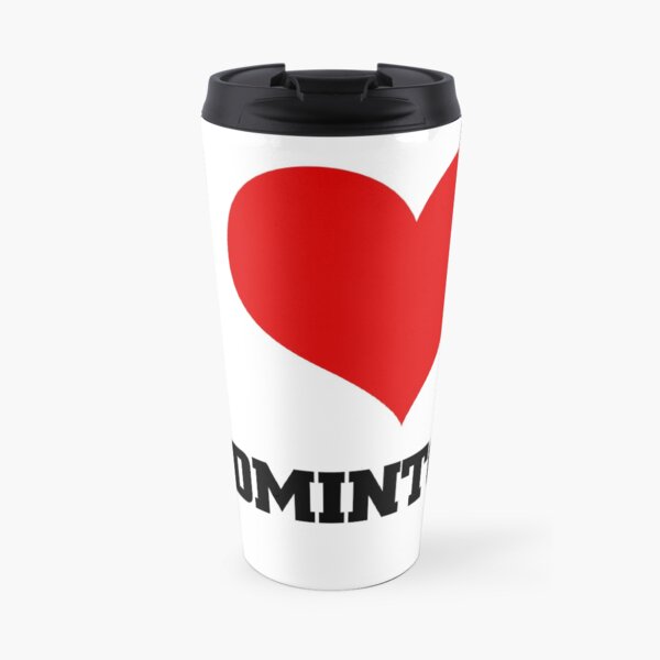 I love BADMINTON Travel Mug