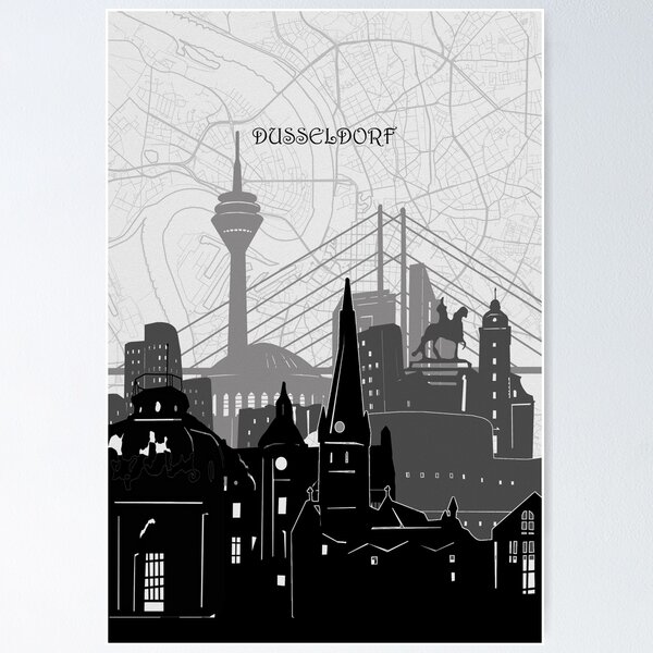 Item preview, dusseldorf skyline designed and sold by BekimART2.