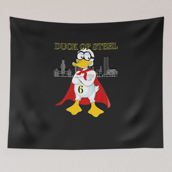 Item preview, Duck of Steel Superhero Duck Hodges Dynasty designed and sold by JulyDesigns.