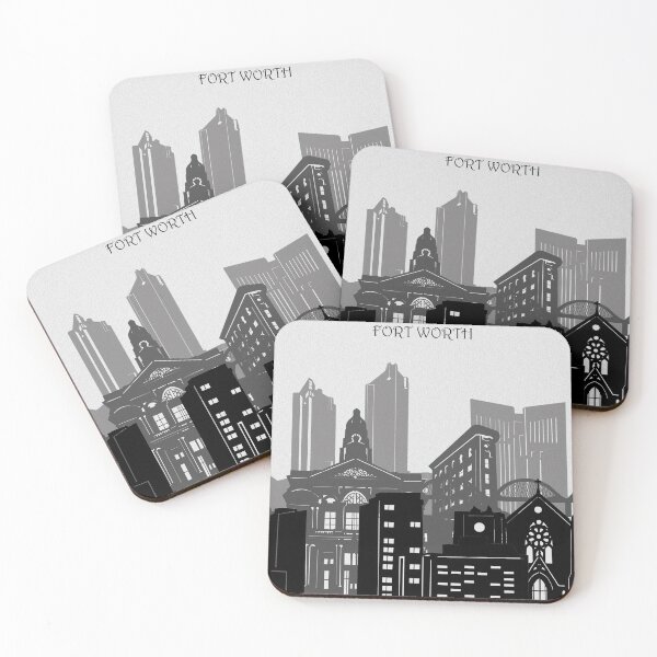Item preview, forth wort skyline designed and sold by BekimART2.