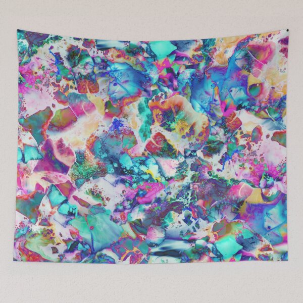 Item preview, multicolored abstract reflection designed and sold by artxphi.