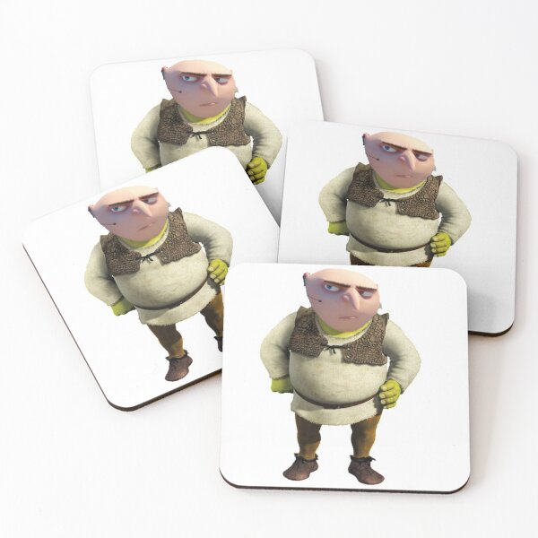 Gru Meme Face | Coasters (Set of 4)