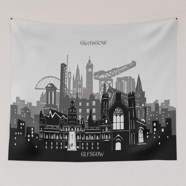 Artikelvorschau, Glasgow Skyline entworfen und verkauft von BekimART2.