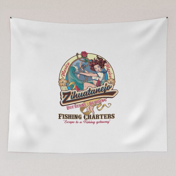 Item preview, Zihuatanejo Fishing Charter Mexico Dufresne and Redding designed and sold by Alema Art.