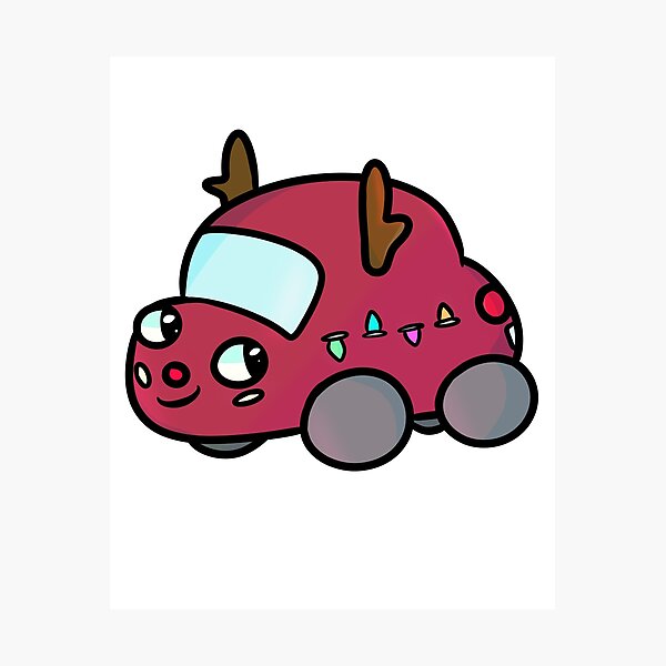 Item preview, Christmas Reindeer Car designed and sold by McBubbleTea.
