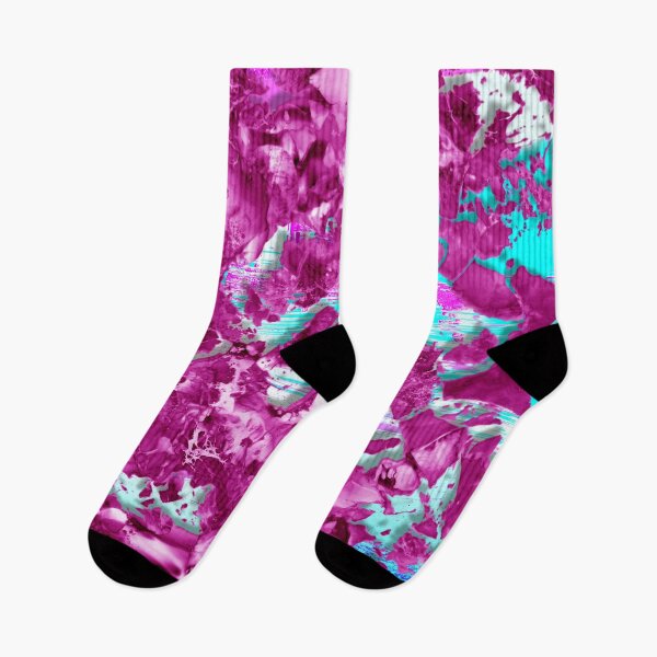 Item preview, turquoise fuchsia patterns designed and sold by artxphi.