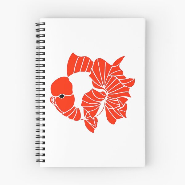 Item preview, Oranda Red and White Goldfish Logo 19 A designed and sold by Nosnah.