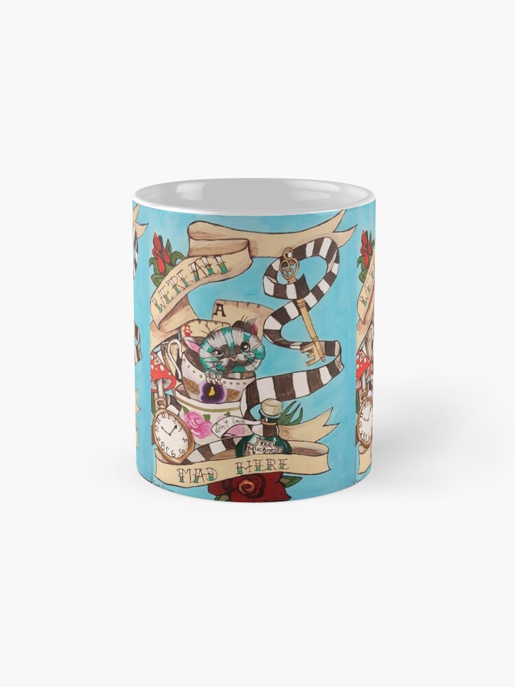 Alternate view of Were All Mad Here (Alice's Adventures in Wonderland) Mug