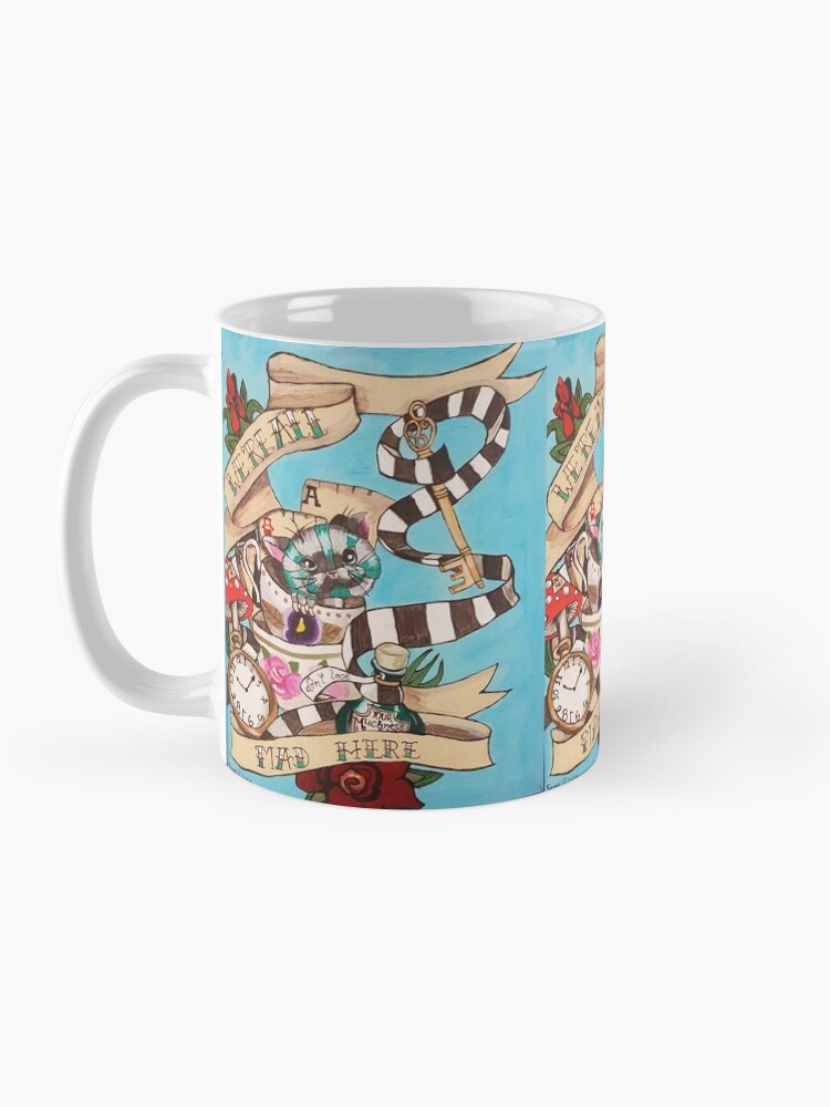 Alternate view of Were All Mad Here (Alice's Adventures in Wonderland) Mug